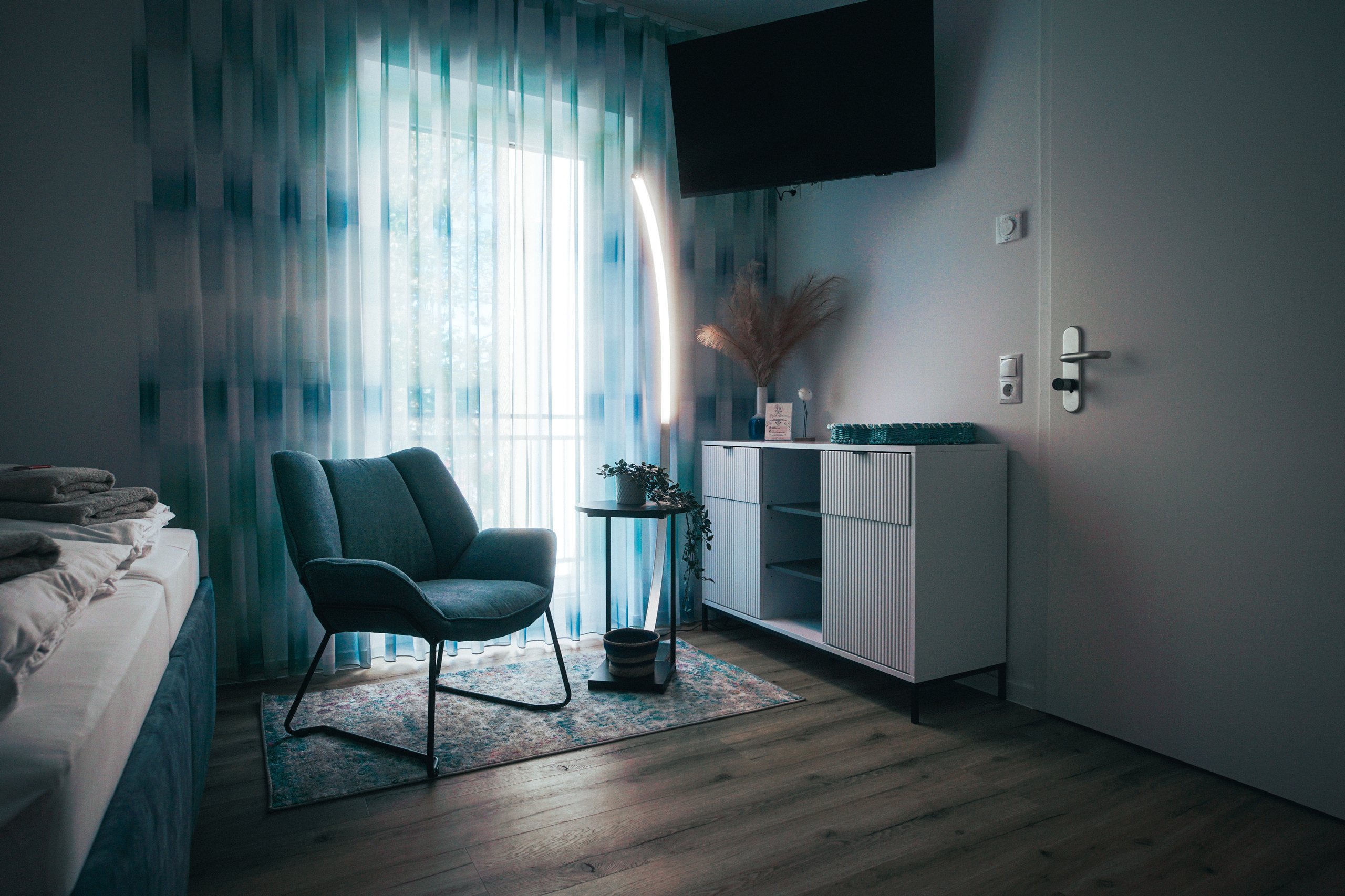 Zimmer in Blau