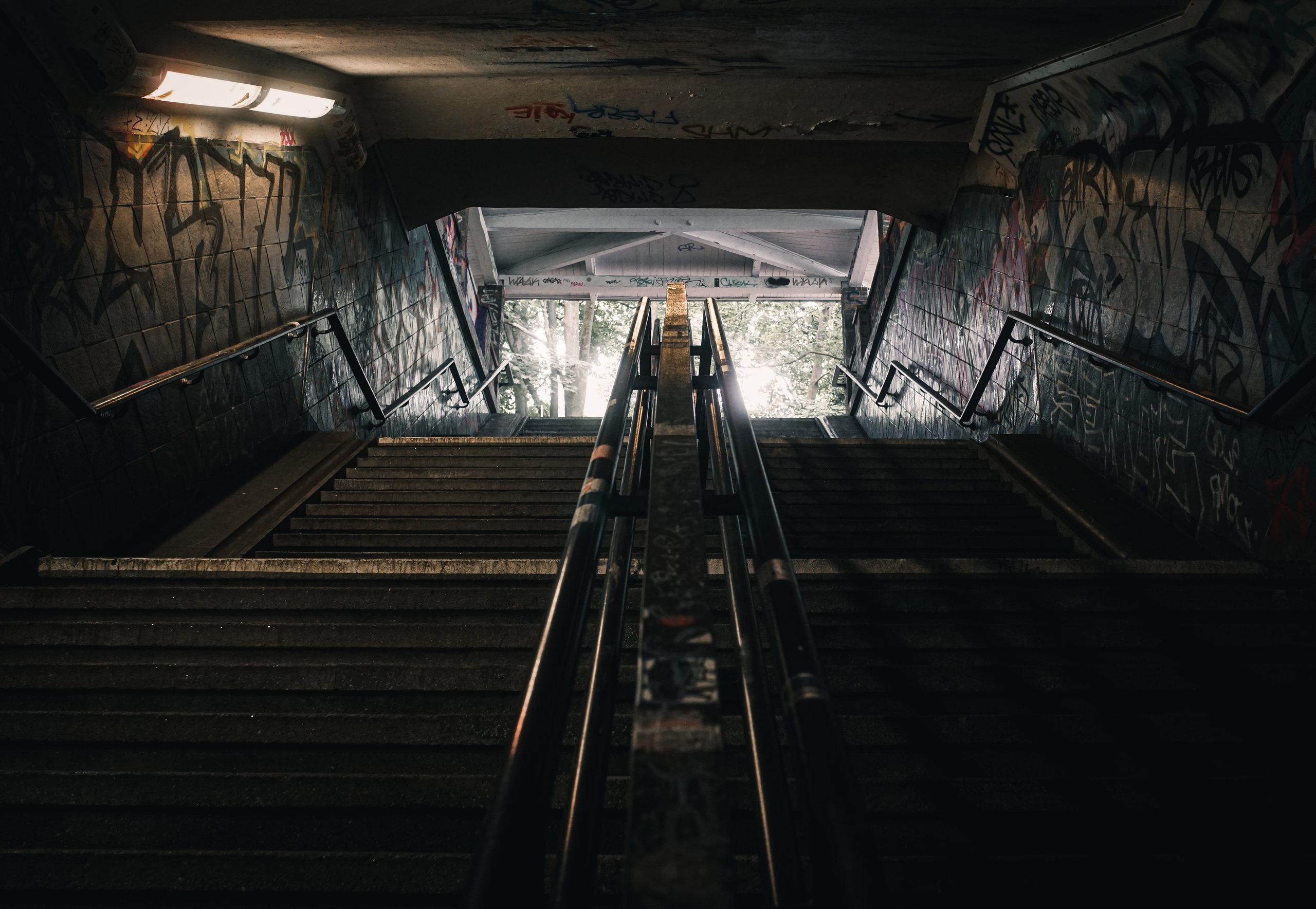 Spreetunnel Friedrichshagen · Aus den urbanen Tiefen ins Licht